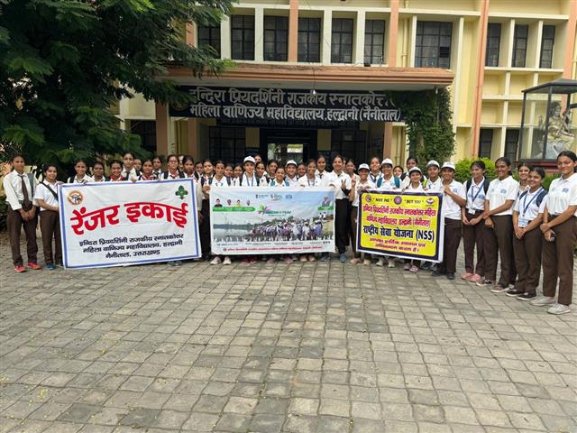 “एक दिन, एक घंटा, एक साथ” थीम पर नगर आयुक्त ने महिला महाविद्यालय हल्द्वानी की छात्राओं को दिलाई स्वच्छता शपथ